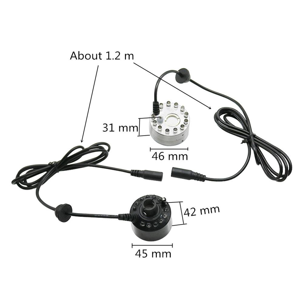 12 LED Atomizer AC100-240V Col - Terrarium Fogger Ultrasonic review and price